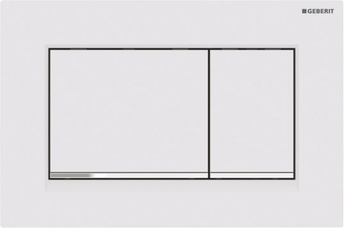 Кнопка смыва Geberit Sigma 30 115.883.JT.1 белый матовый / хром глянцевый фото 1