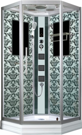 Душевая кабина Niagara Lux 7717W хром, металлик фото 1