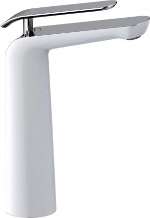 Смеситель Timo Olivia 3211/00-16F chrome / white для раковины фото 1