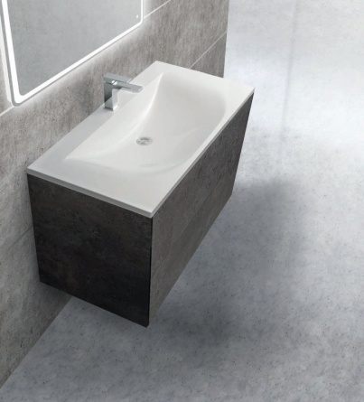 Мебель для ванной Cezares Premier HPL 100 BLUM EST manganese фото 4