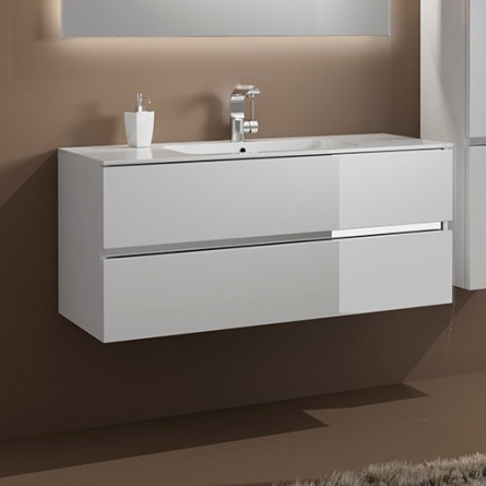 Мебель для ванной Sanvit Кубэ-2 100 белый глянец фото 2
