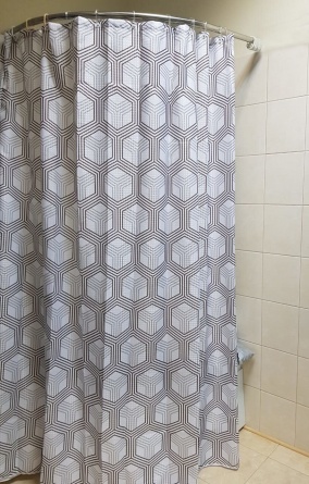 Штора для ванной Bath Plus SKR-01 Romb  ZOLOTO фото 2