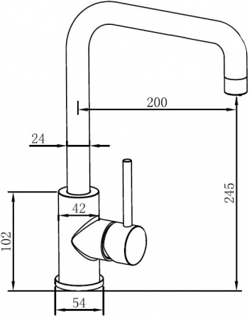 Смеситель Oulin OL-8019 для кухонной мойки фото 2
