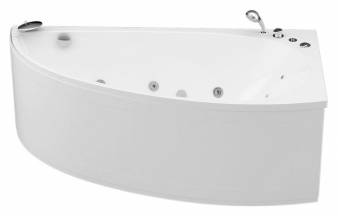 Акриловая ванна Aquanet Augusta 170x90 R фото 4
