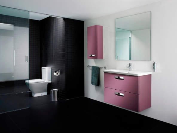 Мебель для ванной Roca Gap 80 фиолетовая фото 4