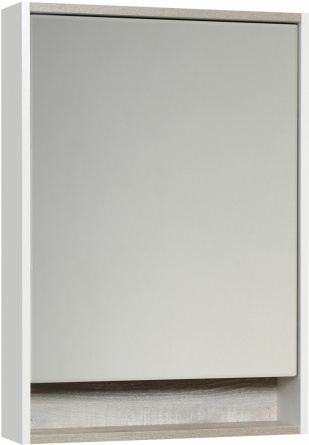 Зеркало-шкаф Акватон Капри 60 R, с подсветкой, бетон пайн фото 3