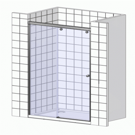 Душевая дверь в нишу Radaway Premium Plus DWJ 150 прозрачное стекло фото 2