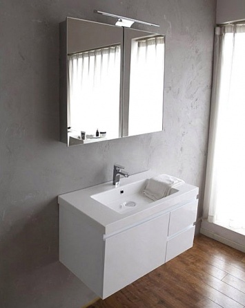 Тумба для комплекта BelBagno Luce 80 bianco lucido фото 2