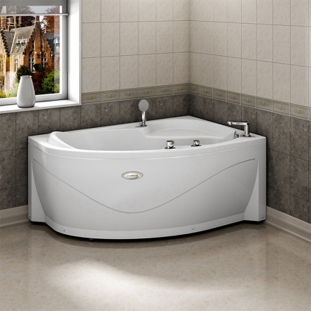 Акриловая ванна Radomir Амелия Специальный Chrome 160x105 правая фото 2