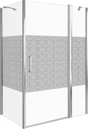 Душевой уголок Good Door Fantasy WTW+SP-F-CH 120x90 фото 3