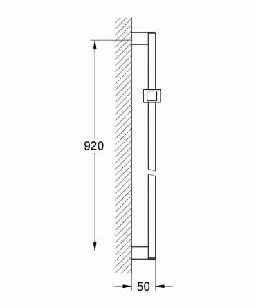 Душевая штанга Grohe Euphoria Cube 900 мм фото 2