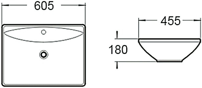 Раковина SantiLine SL-1015 фото 2
