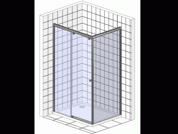 Душевой уголок Radaway Premium Plus DWJ+S 130 прозрачное стекло фото 2