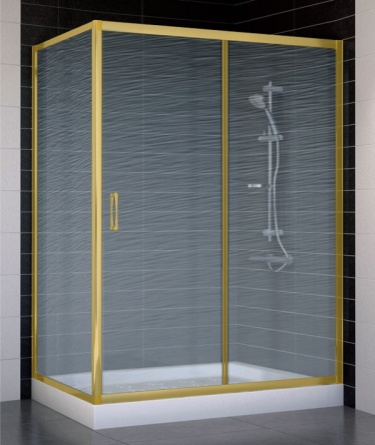Душевой уголок Vegas Glass ZP+ZPV 140*70 09 02 стекло шиншилла, 140x70 фото 1