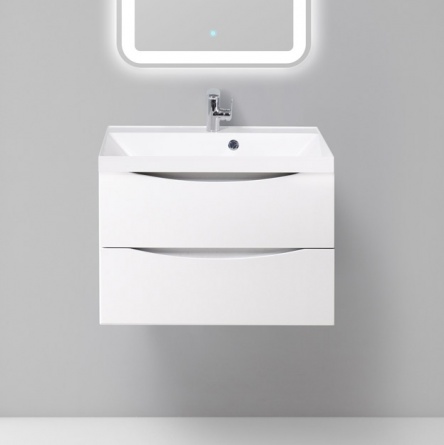 Тумба для комплекта BelBagno Marino 70 bianco lucido фото 1