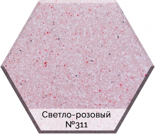 Мойка кухонная AquaGranitEx M-13 светло-розовая фото 3
