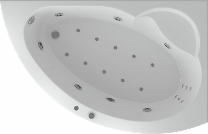 Акриловая ванна Акватек Аякс 2 R с фронтальным экраном фото 2