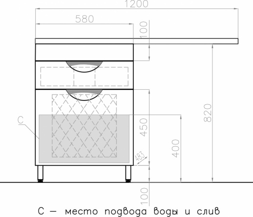 Тумба для комплекта в ванную фото 6