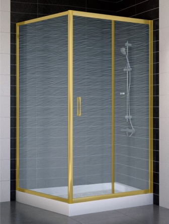 Душевой уголок Vegas Glass ZP+ZPV 100*100 09 02 стекло шиншилла, 100x100 фото 1