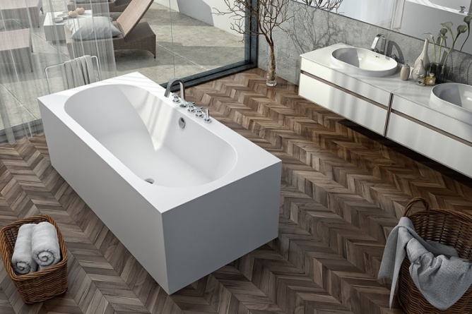 Ванна из искусственного камня Kolpa San Atys FS 180x85 фото 3