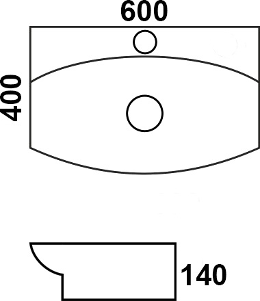 Раковина Melana MLN-78014D фото 3