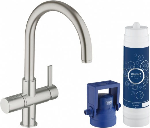 Смеситель Grohe Blue Pure 33249DC1 с функцией фильтрации фото 1