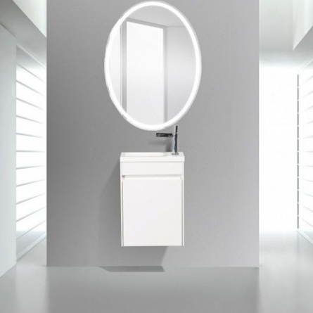 Мебель для ванной BelBagno Pietra Mini 46 L bianco lucido фото 2