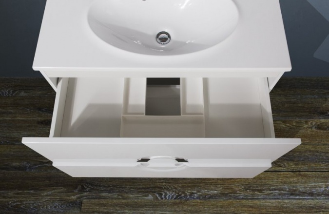 Мебель для ванной BelBagno Onda 75 bianco lucido фото 4
