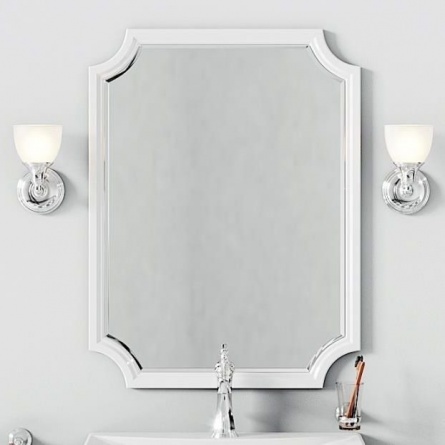 Зеркало Aqwella 5 stars LaDonna белое фото 1