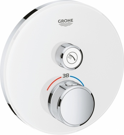 Термостат Grohe Grohtherm SmartControl 29150LS0 для душа, moon white фото 1