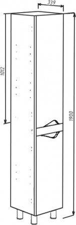 Пенал в ванную фото 2