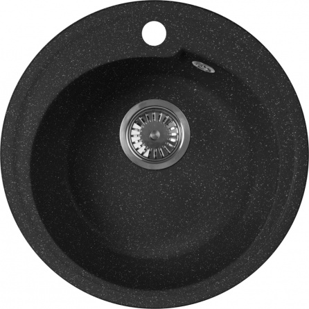 Мойка кухонная AquaGranitEx M-45 черная фото 1