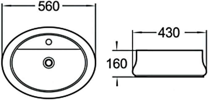 Раковина SantiLine SL-1071 фото 2