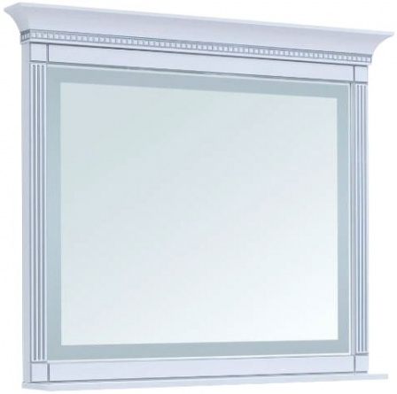 Зеркало Aquanet Селена 120 белое, серебро фото 1