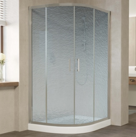 Душевой уголок Vegas Glass ZS-F 120*80 07 02 профиль матовый хром, стекло шиншилла фото 1