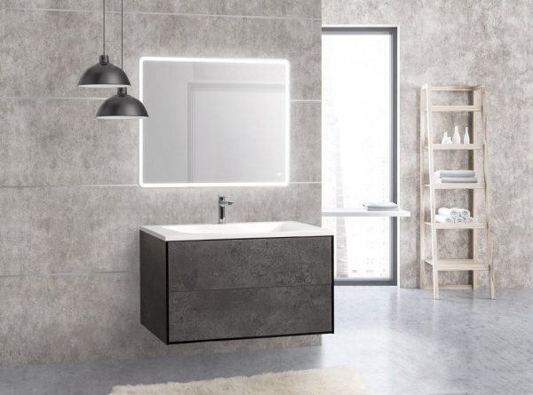 Мебель для ванной Cezares Premier HPL 100 BLUM manganese фото 2