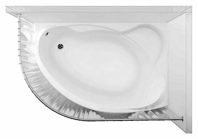 Акриловая ванна Aquanet Jersey 170x100 R фото 9