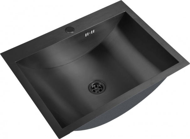 Раковина Zorg Inox U 4560 grafit фото 1