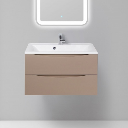Тумба для комплекта BelBagno Marino 80 capucino lucido фото 1