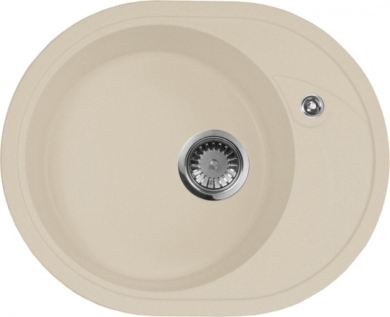 Мойка кухонная AquaGranitEx M-18l бежевая фото 1