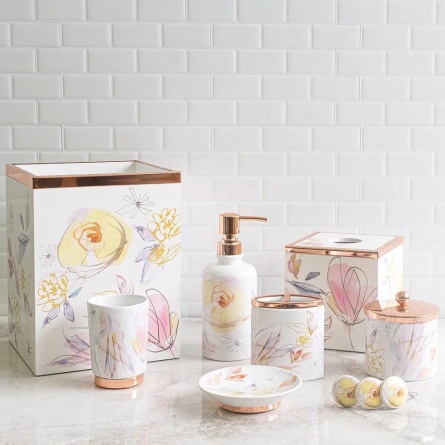 Стакан Creative Bath Blush Blooming BLU60MULT для зубных щеток фото 3