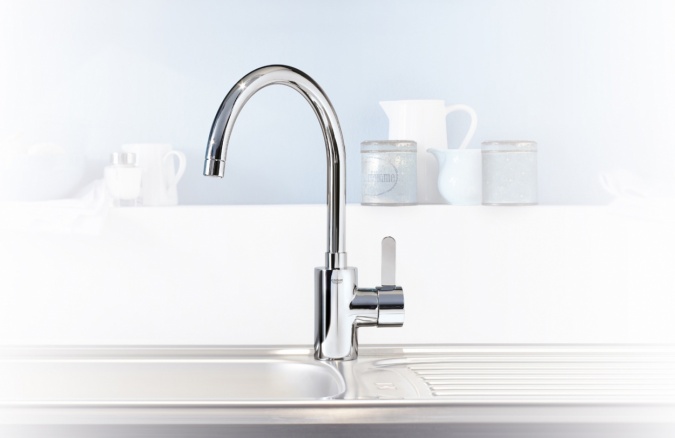 Смеситель Grohe Eurostyle Cosmopolitan 33975004 для кухонной мойки фото 3