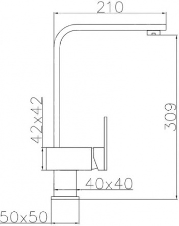 Смеситель Oulin OL-8075S для кухонной мойки фото 5