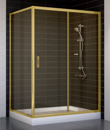 Душевой уголок Vegas Glass ZP+ZPV 130*90 09 05 стекло бронза, 130x90 фото 1