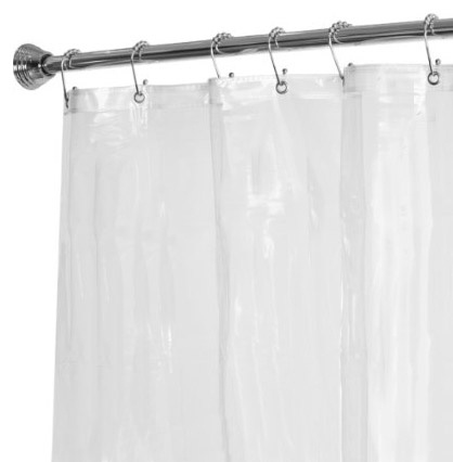 Штора для ванной Carnation Home Fashions Premium 4 Gauge Super Clear защитная фото 1