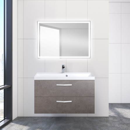 Тумба для комплекта BelBagno Aurora 90 pietra grigio фото 6
