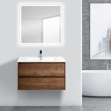 Тумба для комплекта BelBagno Kraft 39 80 rovere tabacco фото 2