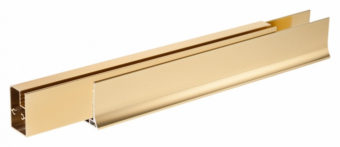 Душевой уголок Vegas Glass ZS 90 09 02 профиль золото, стекло шиншилла фото 4