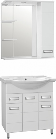 Мебель для ванной Style Line Ирис 75 белая фото 1