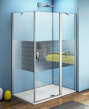 Душевой уголок Good Door Fantasy WTW+SP-F-CH 130x80 фото 2